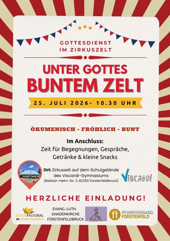 Zeltgottesdienst Plakat